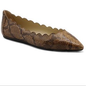 NWT Adrienne Vittadini AV-Fox Snake Flats- 7.5